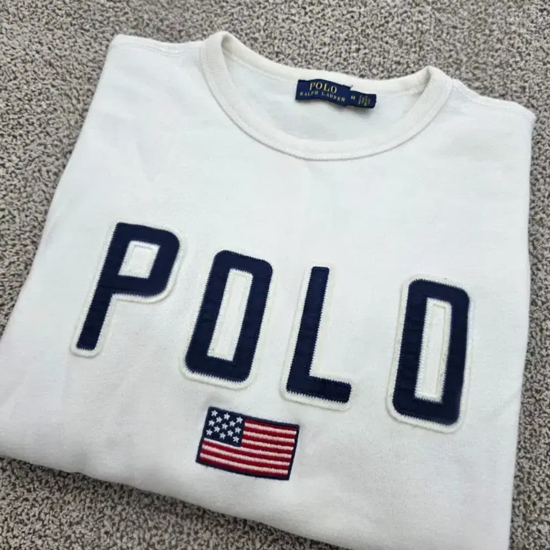 폴로 랄프로렌 성조기 로고 맨투맨 ~55반 상품이미지7
