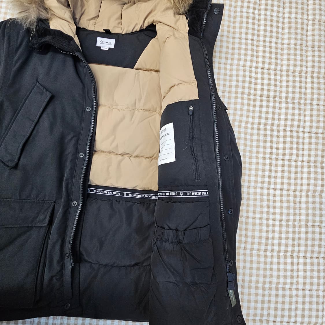 커버낫 오리털 겨울패딩 남자100 상품이미지7