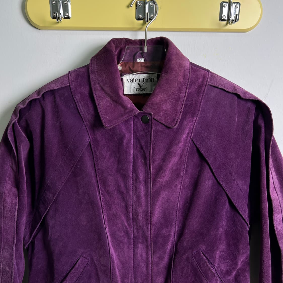 발렌티노 우모 퍼플 스웨이드 자켓 상품이미지4