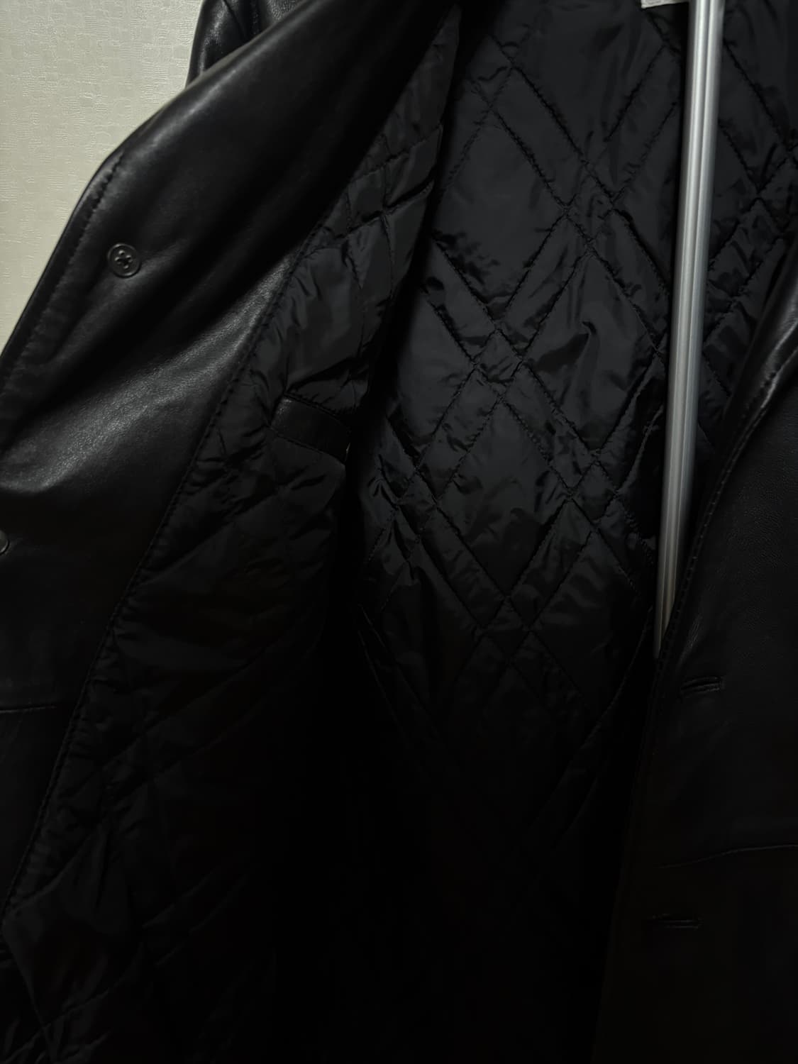 Schott LCMAINE2 램스킨 카 코트 상품이미지3