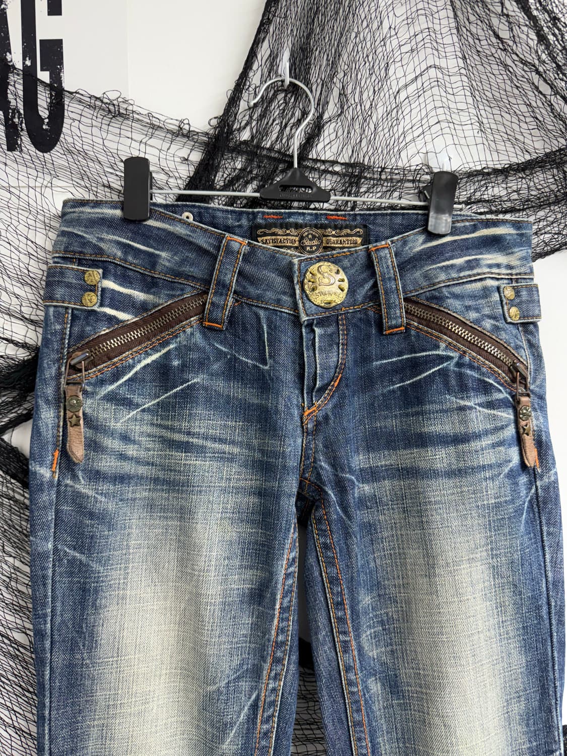 00s punk patch detailed jeans 상품이미지4