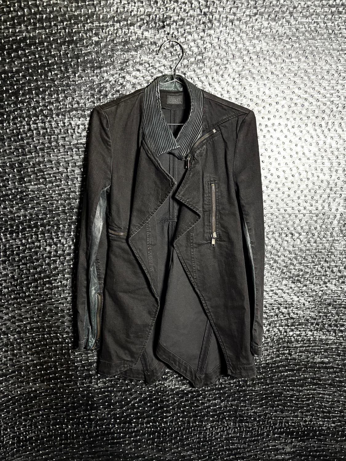 디젤 하이넥 레이어드 자켓 상품이미지1