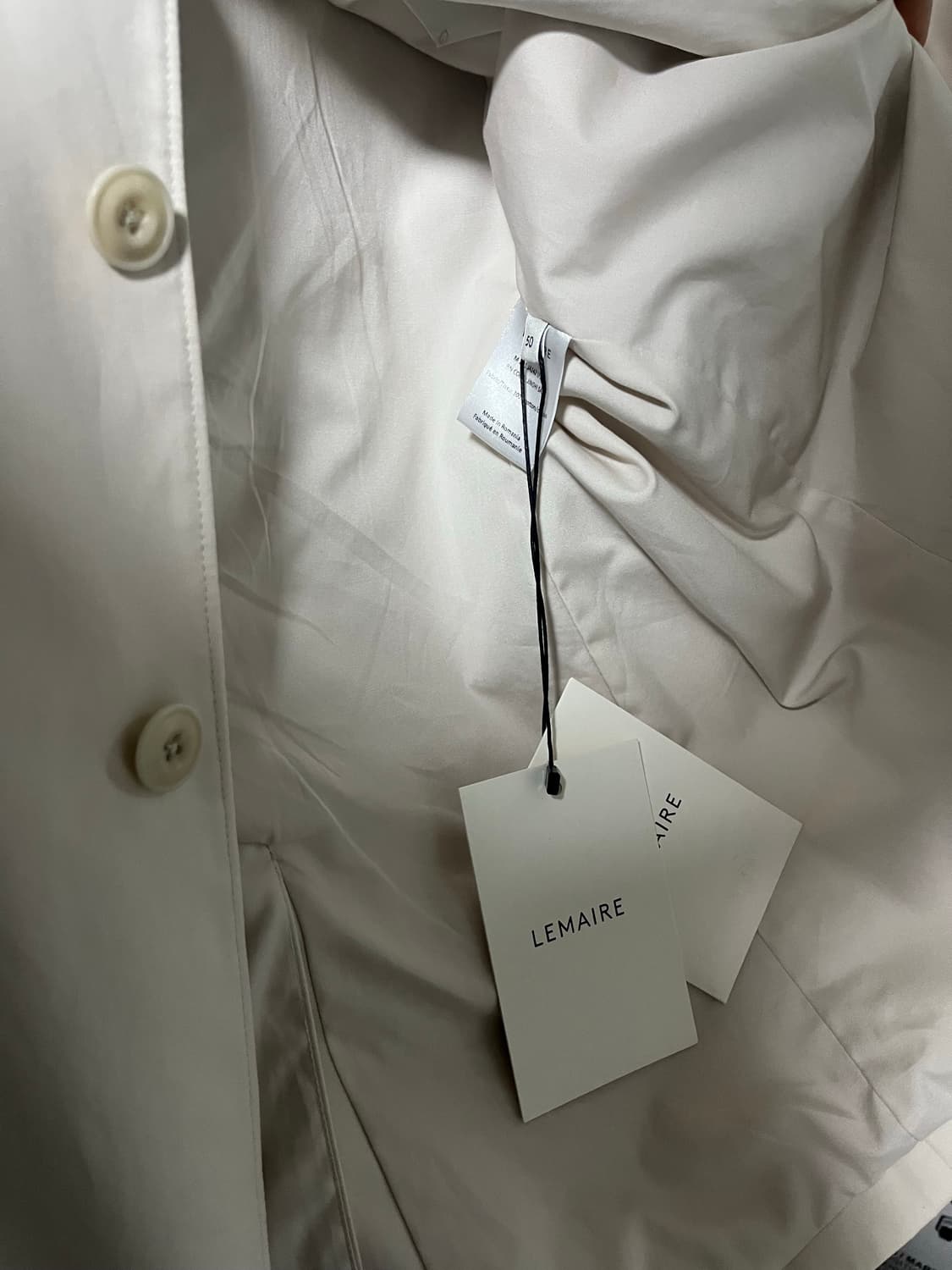50) 르메르 자켓 펠리컨 그레이 새상품급 택o lemaire 상품이미지6