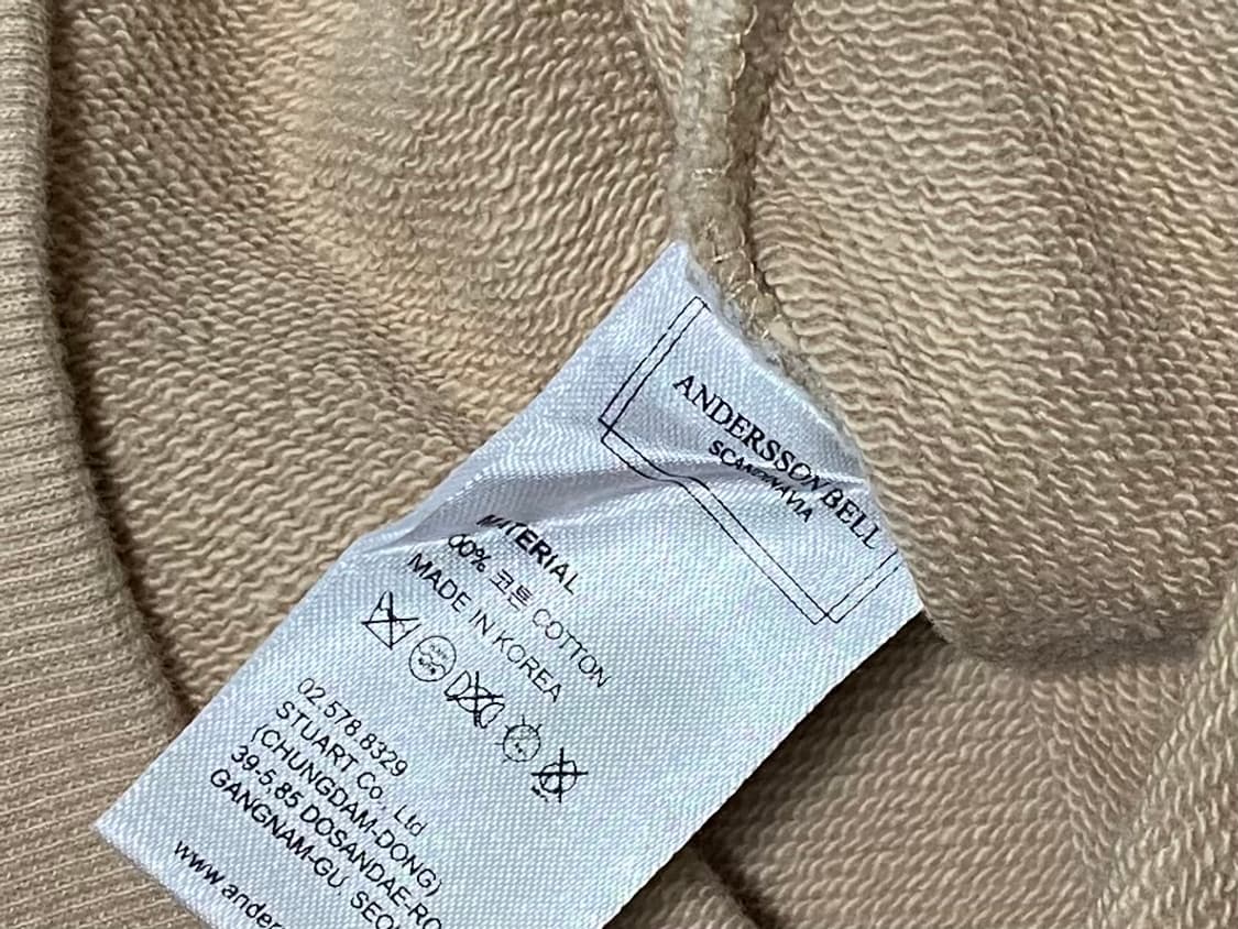 앤더슨벨 후드티셔츠 사이즈 95~100 상품이미지6