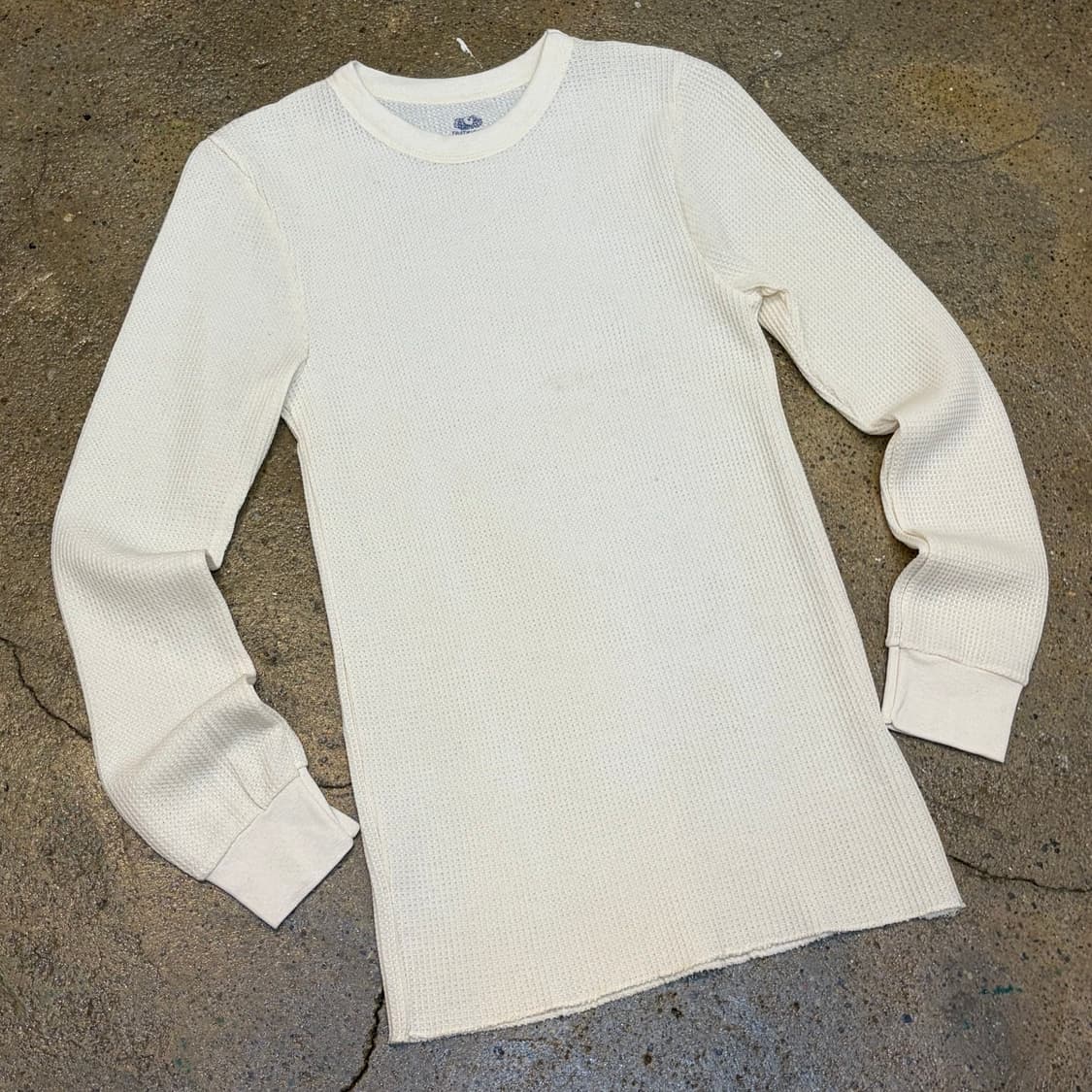 새상품 90s USA 빈티지 프루트오브더룸 와플 긴팔티 상품이미지2