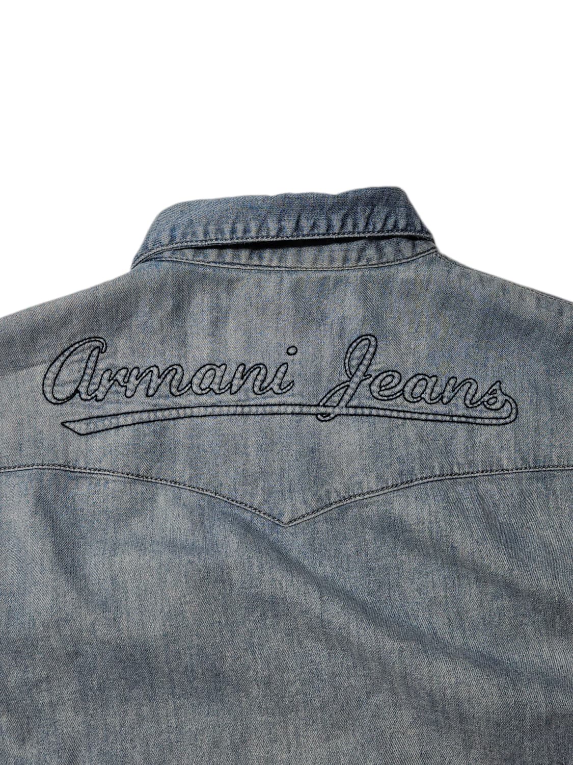 알마니 진스 웨스턴 셔츠 데님 셔츠 XL 상품이미지5
