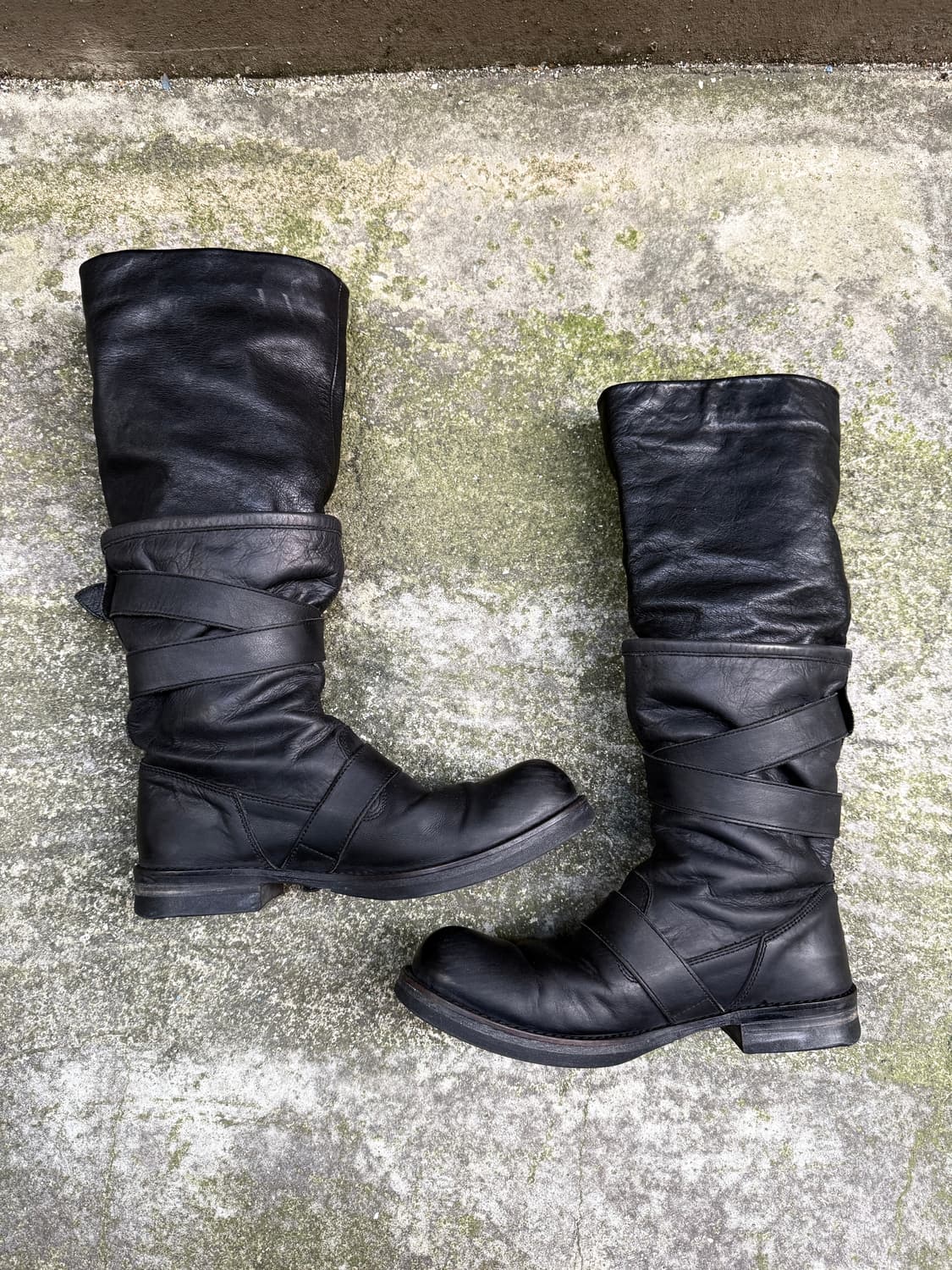 JPN 버클 레더 부츠 상품이미지7