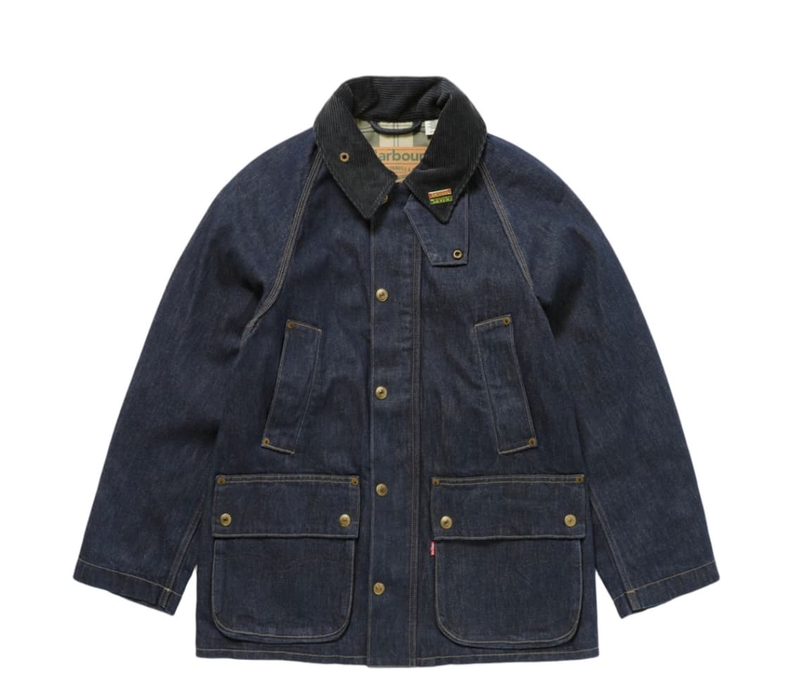 S 리바이스 바버 오버사이즈 비데일 자켓 린스드 데님 판매 상품이미지1