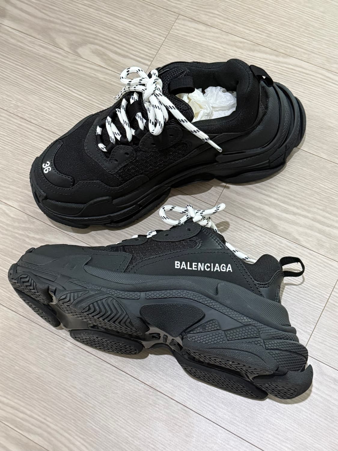 발렌시아가 트리플S 블랙 230 상품이미지2