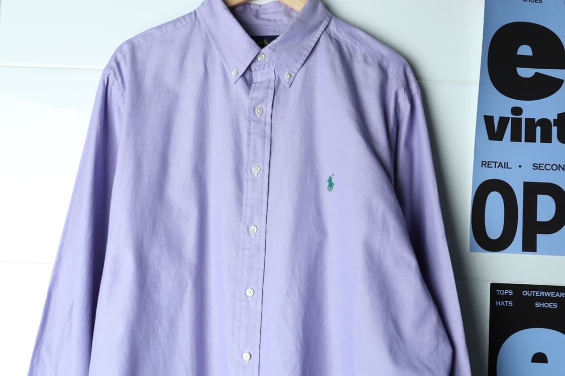 (2XL-3XL) 폴로 랄프로렌 셔츠 남방 USA 연보라-H3H33982 상품이미지4