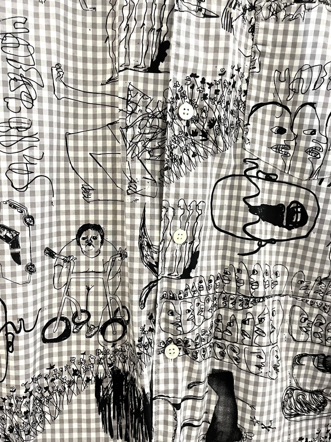 꼼데가르송 셔츠 라인 2016 SS 아트 셔츠 상품이미지5