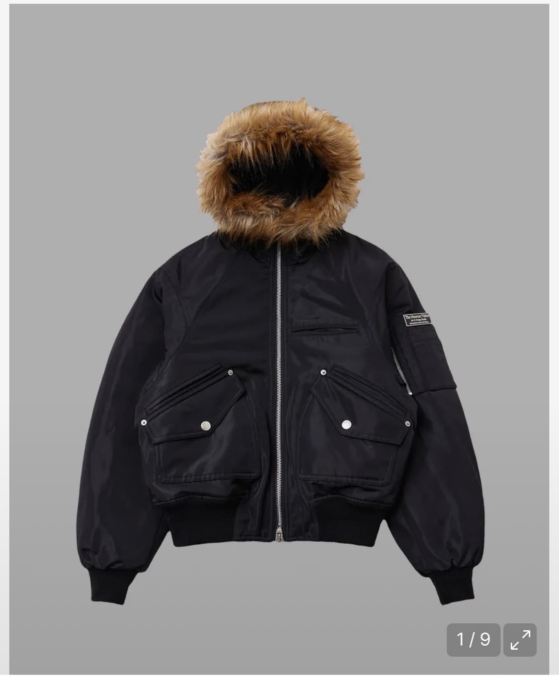 더뮤지엄비지터 퍼 후드 MA-1 점퍼 상품이미지1