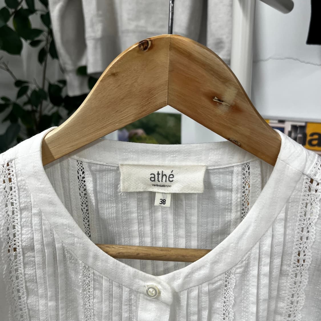 아떼 바네사브루노 레이스 크롭 블라우스 38 상품이미지3