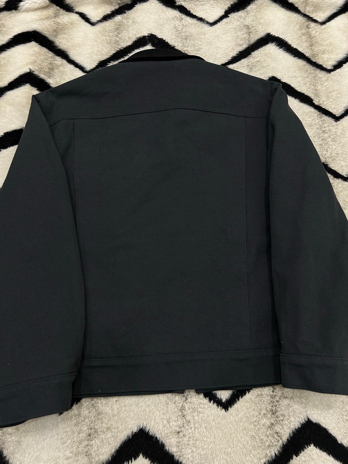 [M]드로우핏 콘트라스트 워크 트러커 자켓/다크 그레이 상품이미지3