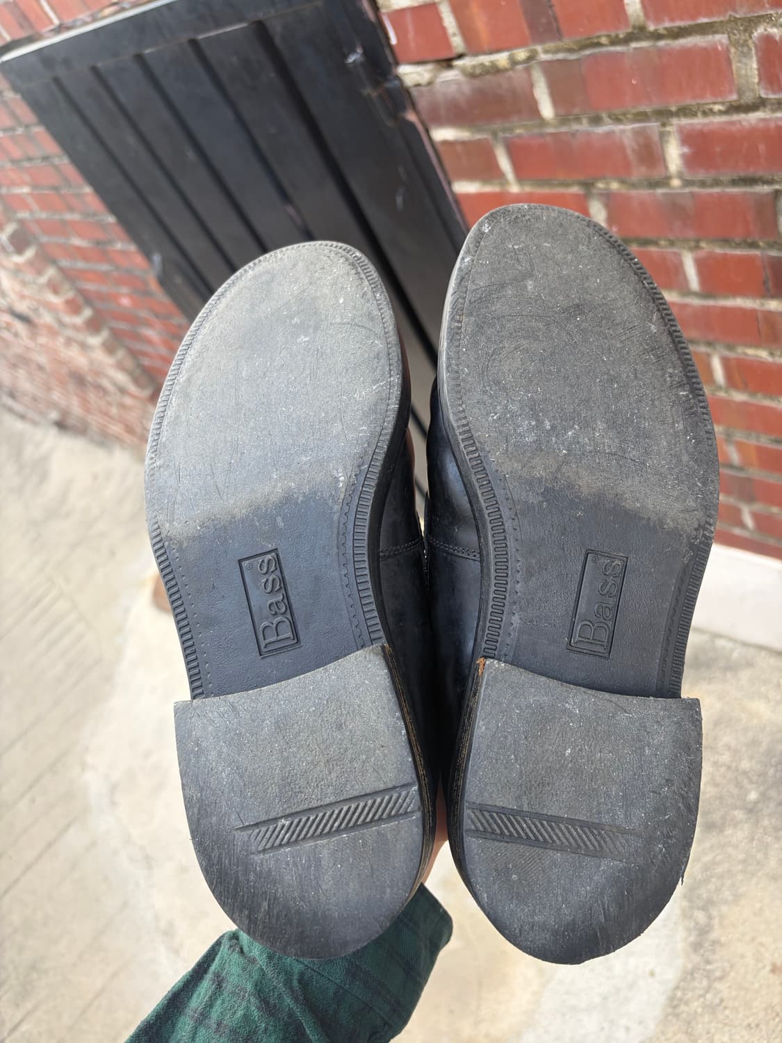 Bass 블랙 레더 슬립온 로퍼 250 상품이미지6