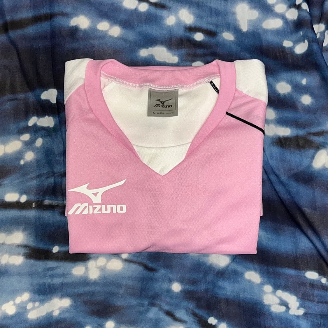 Mizuno Pink&White T-shirt 상품이미지3
