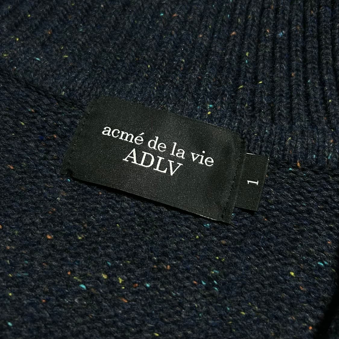 [L] Acme de la vie 아크메드라비 울 반집업 니트 상품이미지6