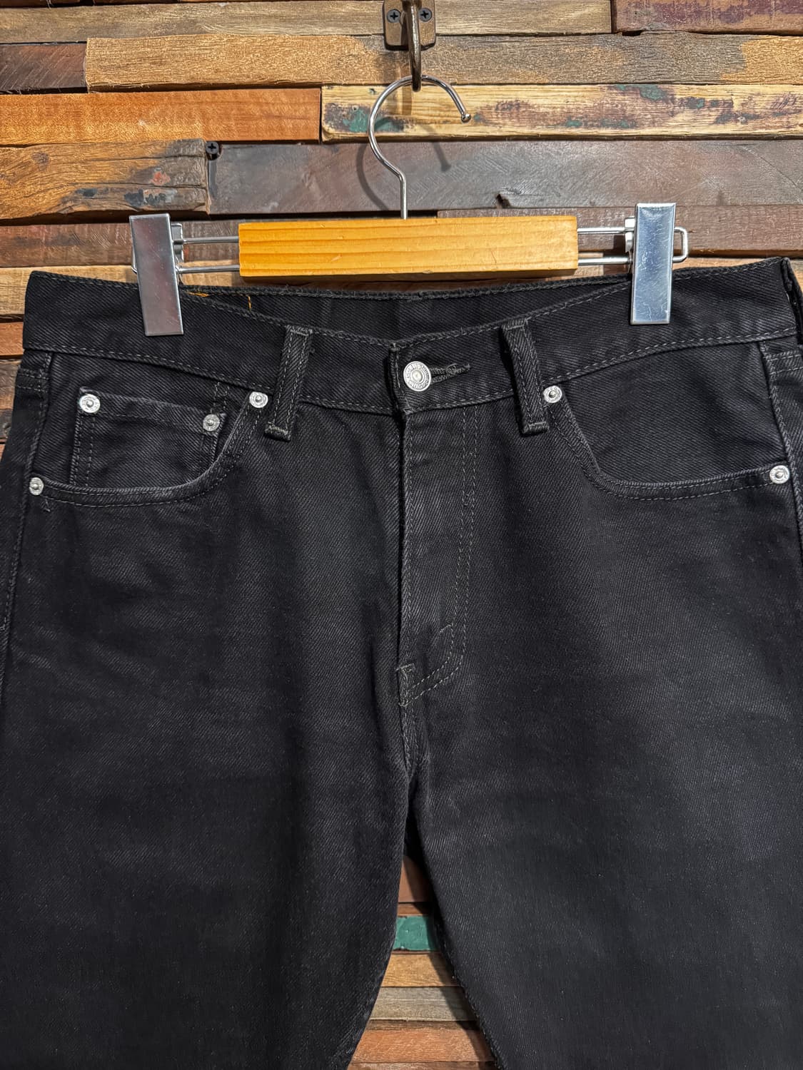 Levis 505 Cutted Black Denim Pants (31) 상품이미지8