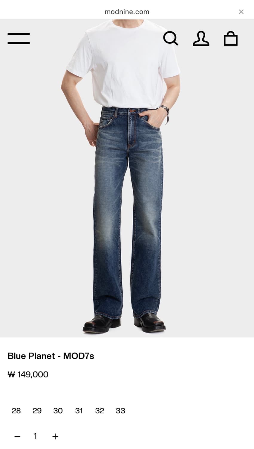 모드나인 7s Blue Planet / 30사이즈 상품이미지1