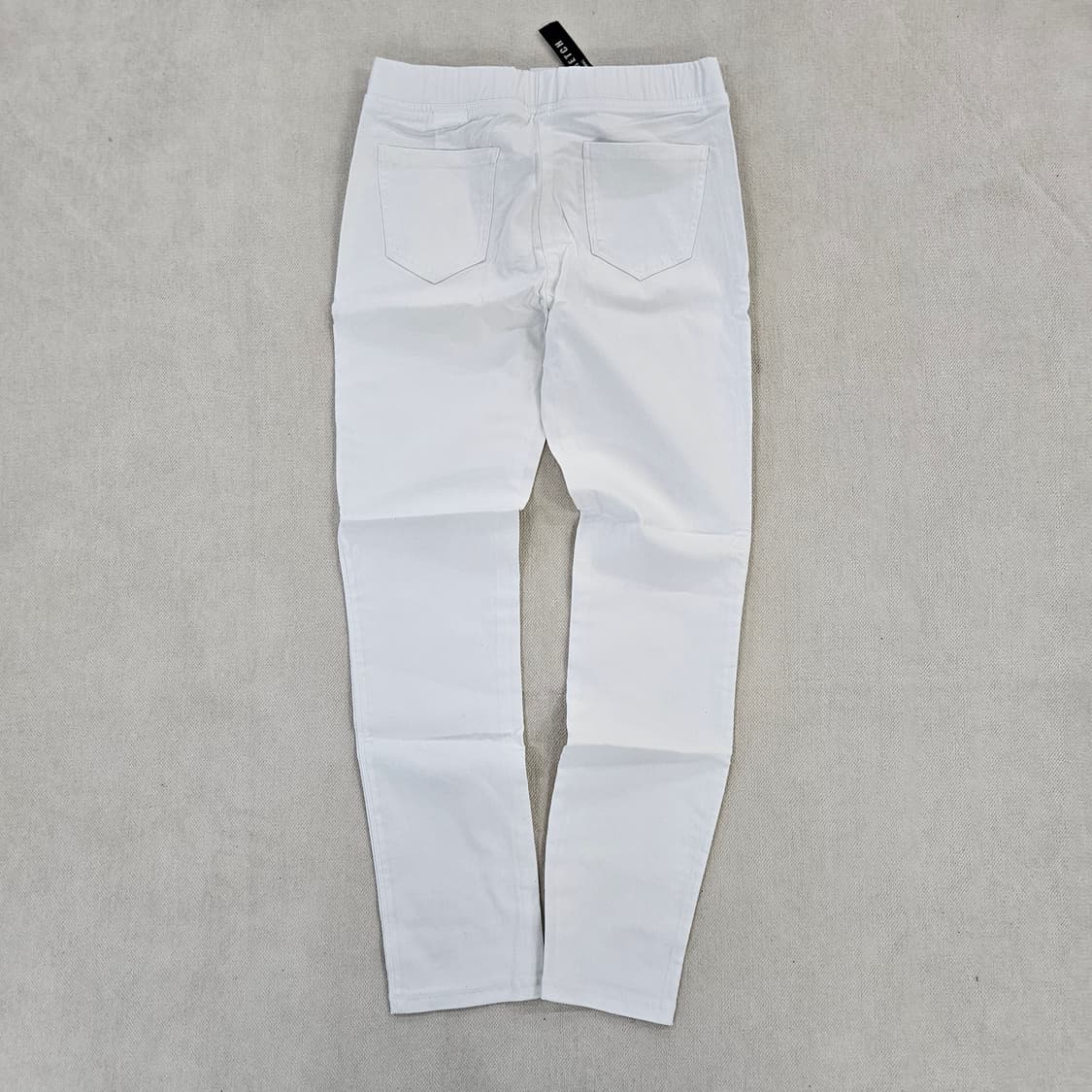 [L] 새상품 뱅뱅 화이트 일자 팬츠 0121Y2 상품이미지5