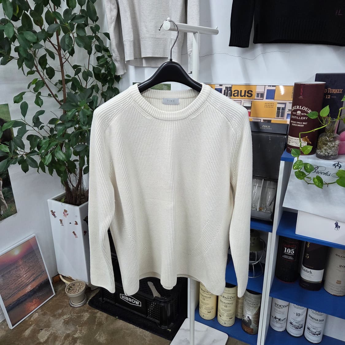 타임 울 블렌드 니트 105 상품이미지1