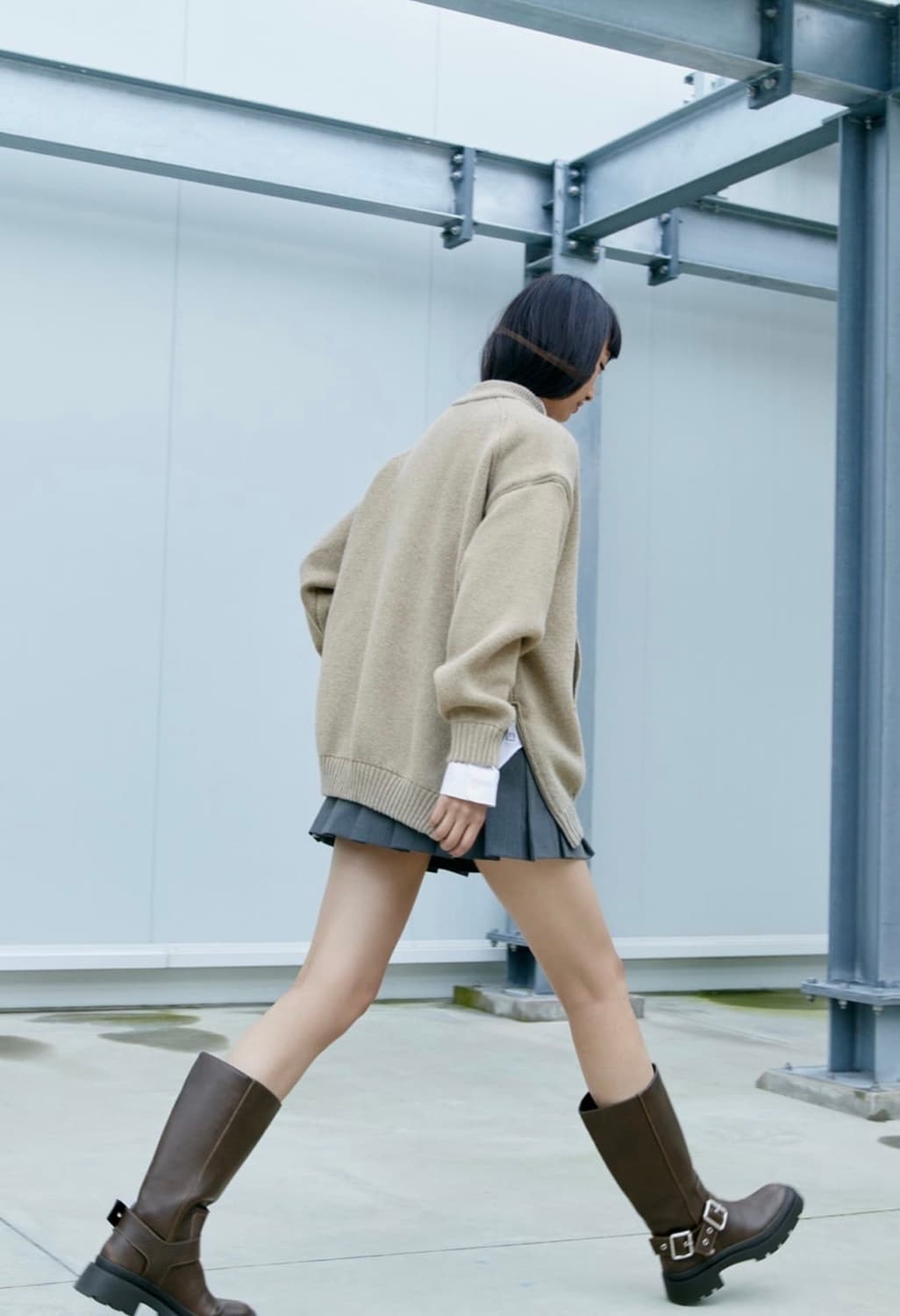 Zara 자라 버클 부츠 (다크브라운/240) 상품이미지3