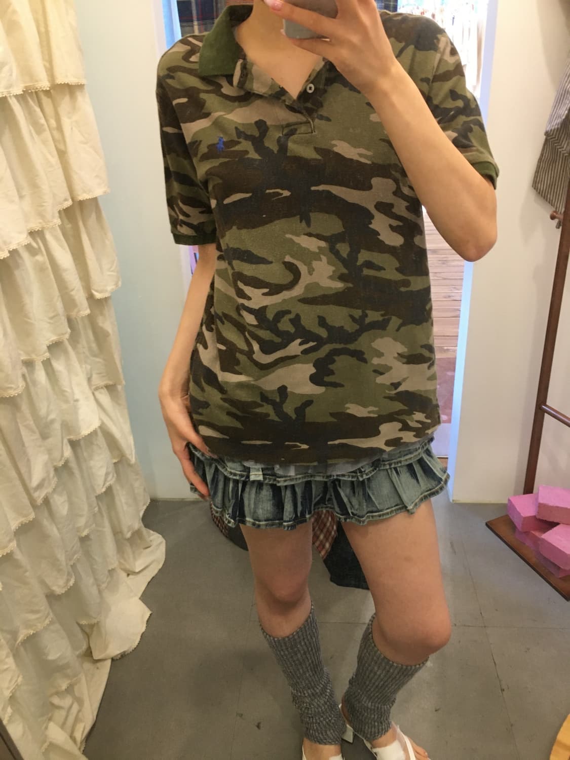 폴로 카키 카모 카라티 상품이미지2