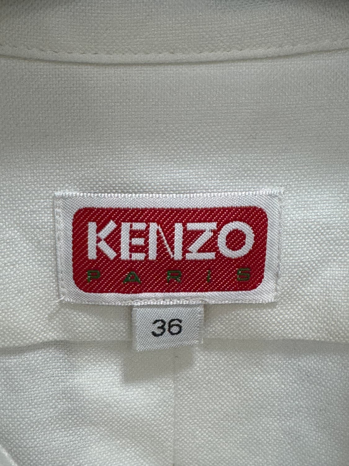 백화점판 겐조 플라워 로고 셔츠 36사이즈  상품이미지2