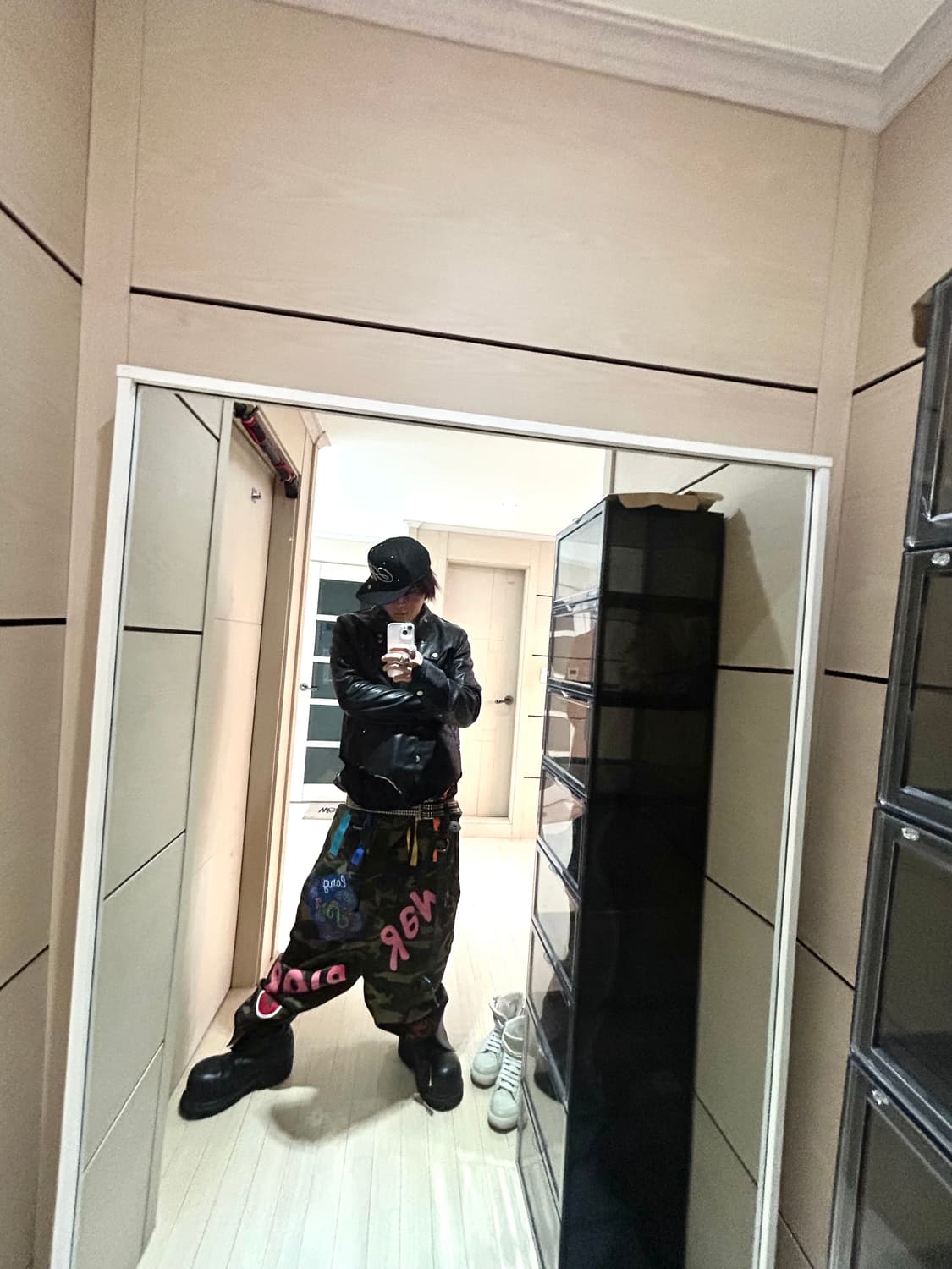 Camouflage Baggy Printing Detail pants 상품이미지3