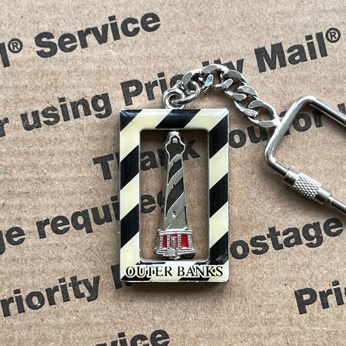 90s vtg Outer Banks Lighthouse Keyring 상품이미지2