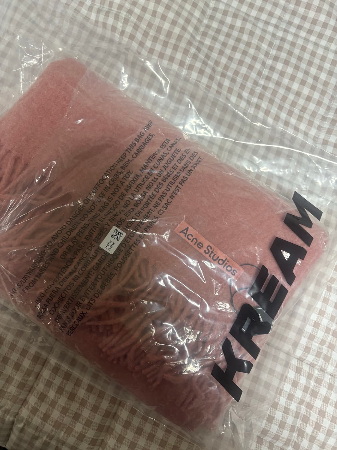 [새상품] 아크네 스튜디오 머플러 로즈 멜란지 수지 머플러 상품이미지2