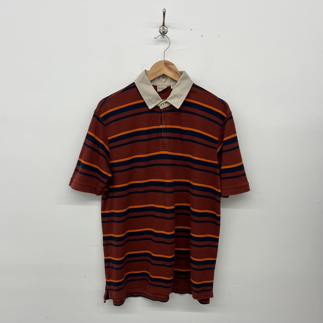 L.L.Bean 스트라이프 카라티 남성L 상품이미지1