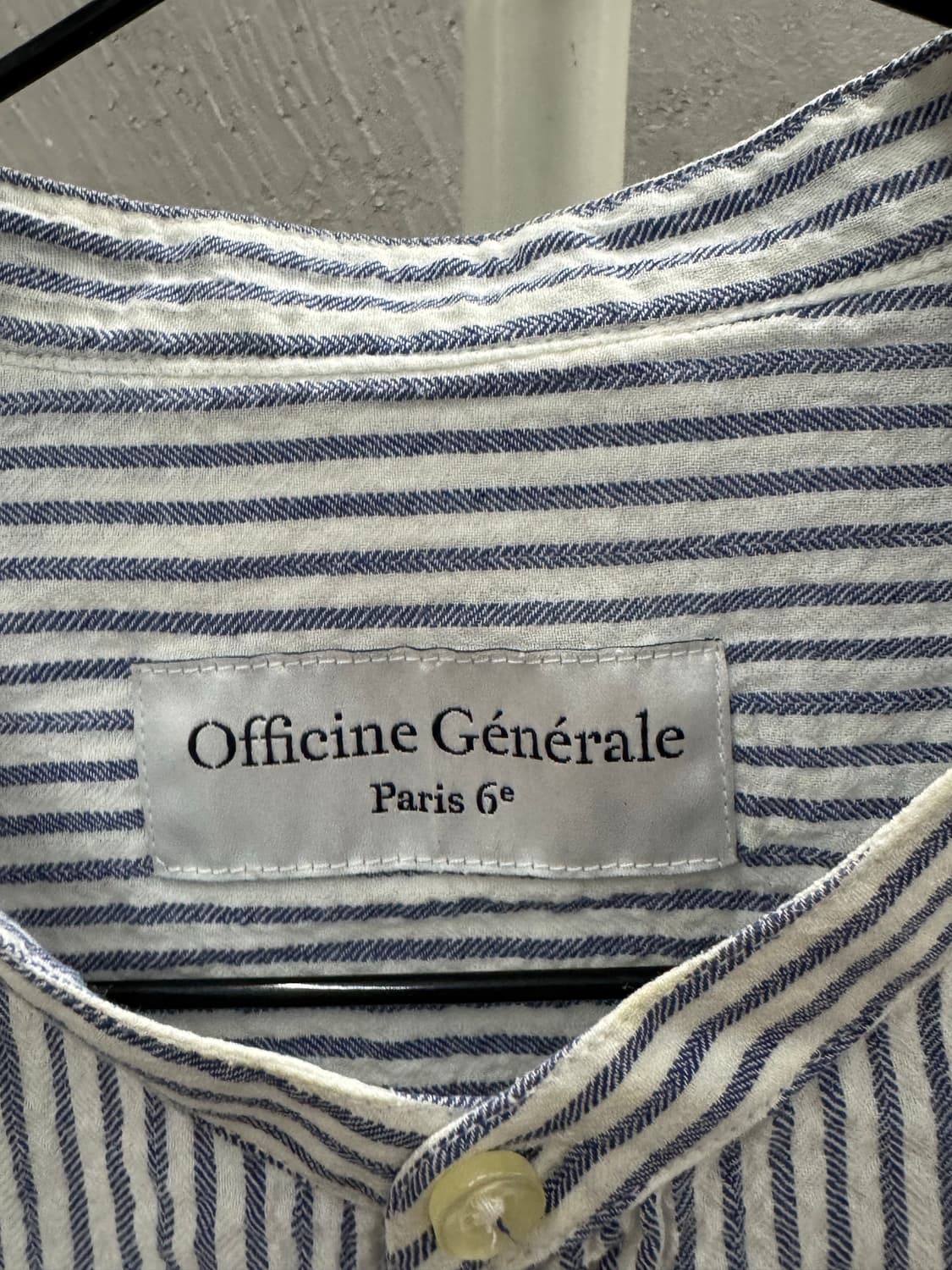 Officine Generale 스트라이프 셔츠 M 상품이미지3