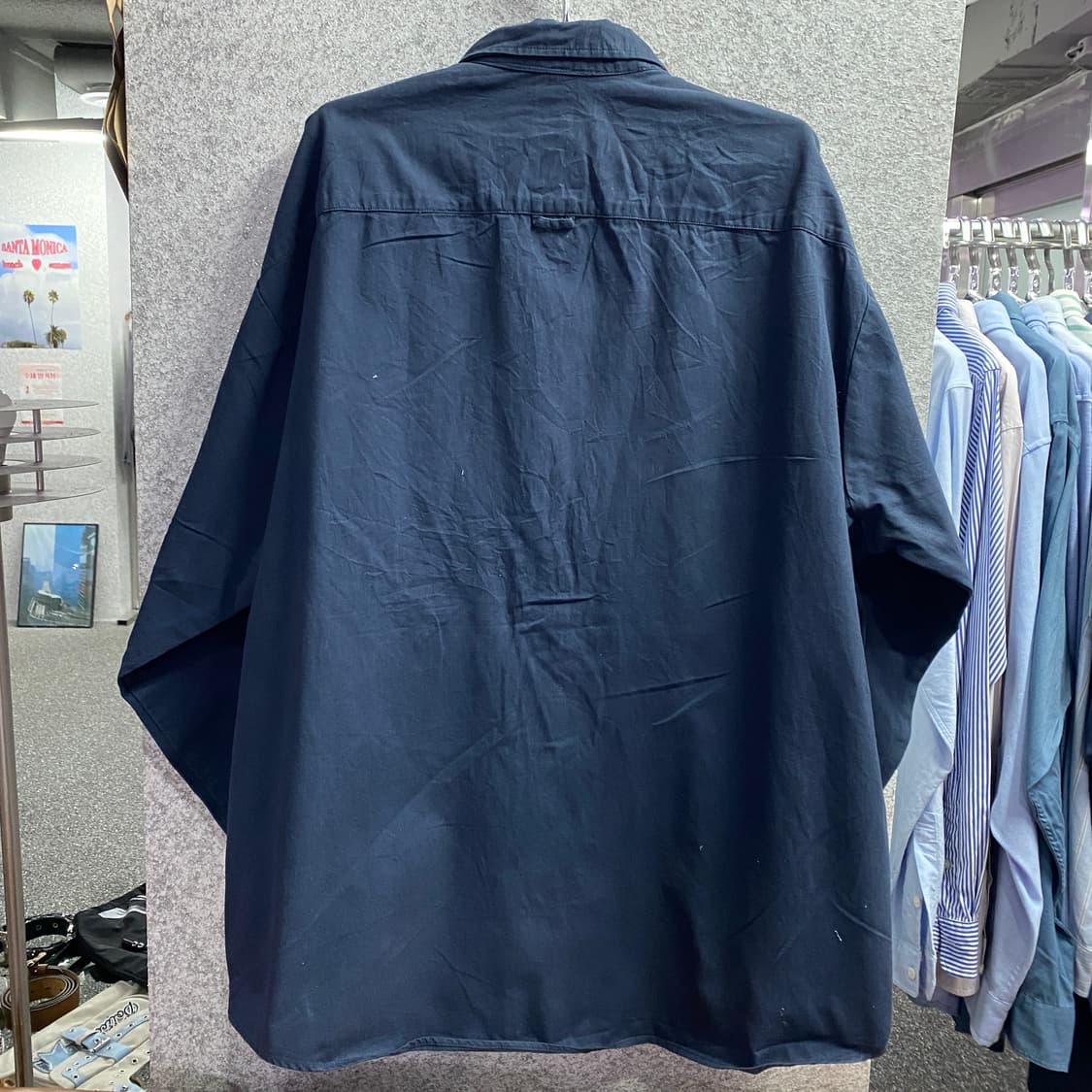 칼하트 포켓 네이비 워크 셔츠 B3624 상품이미지5