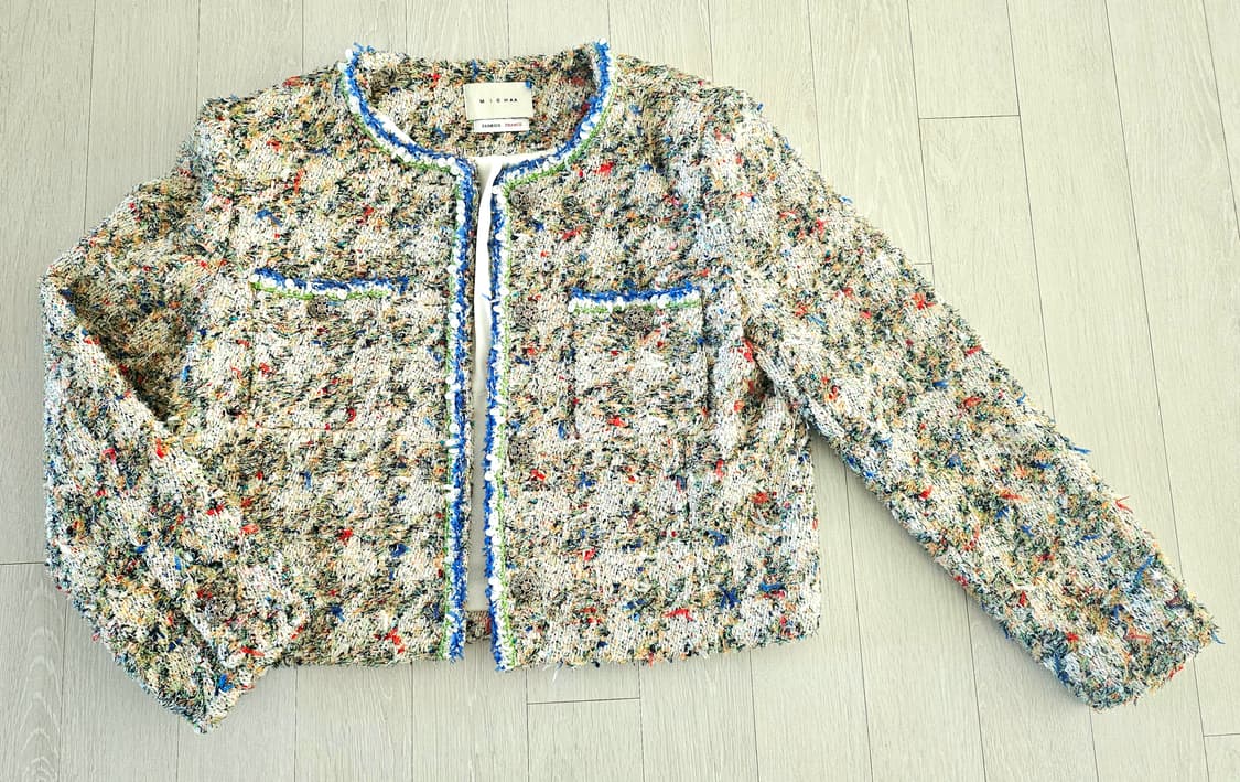 (송혜교 픽, 새제품) 미샤 크롭 트위드 레귤러 자켓 상품이미지1