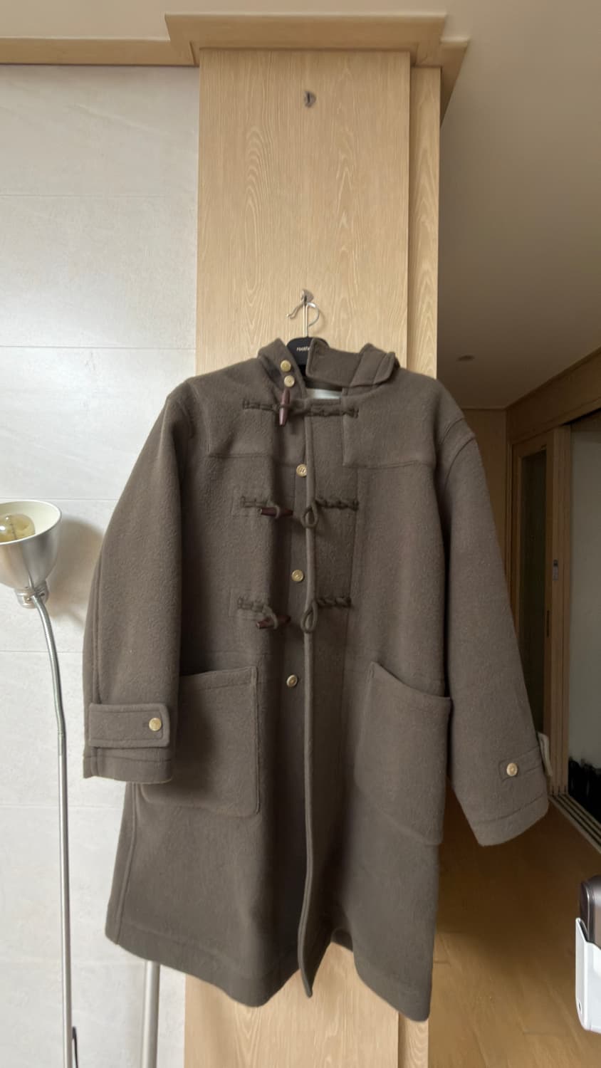 브라운야드 24fw 더플코트 올리브 그레이 / 3 사이즈 상품이미지3