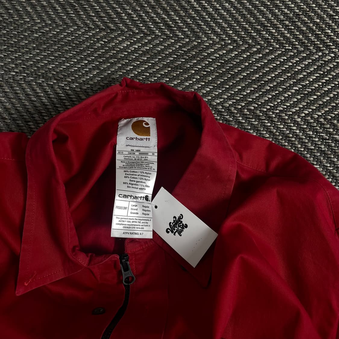 칼하트 크롭 리메이크 투웨이 셔츠 자켓o 3427 상품이미지4