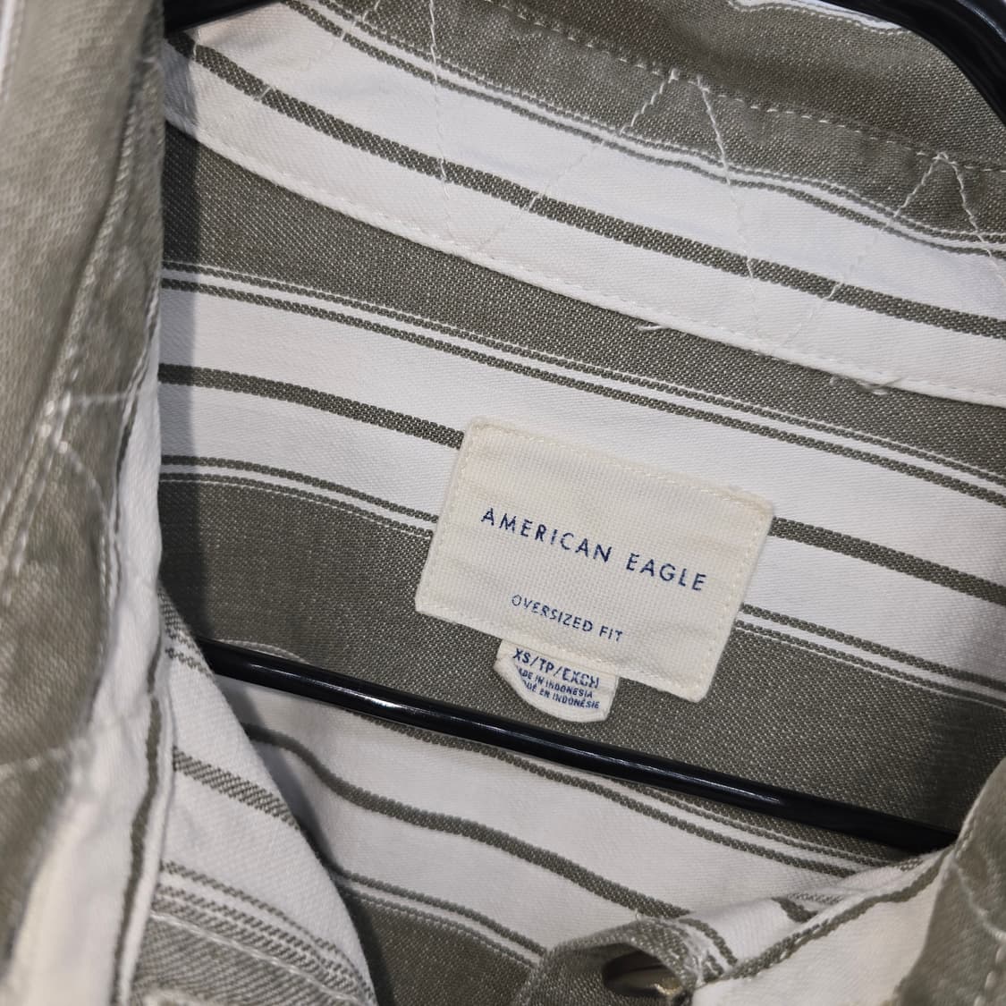 아메리칸이글 스트라이프 오버핏 셔츠  상품이미지3