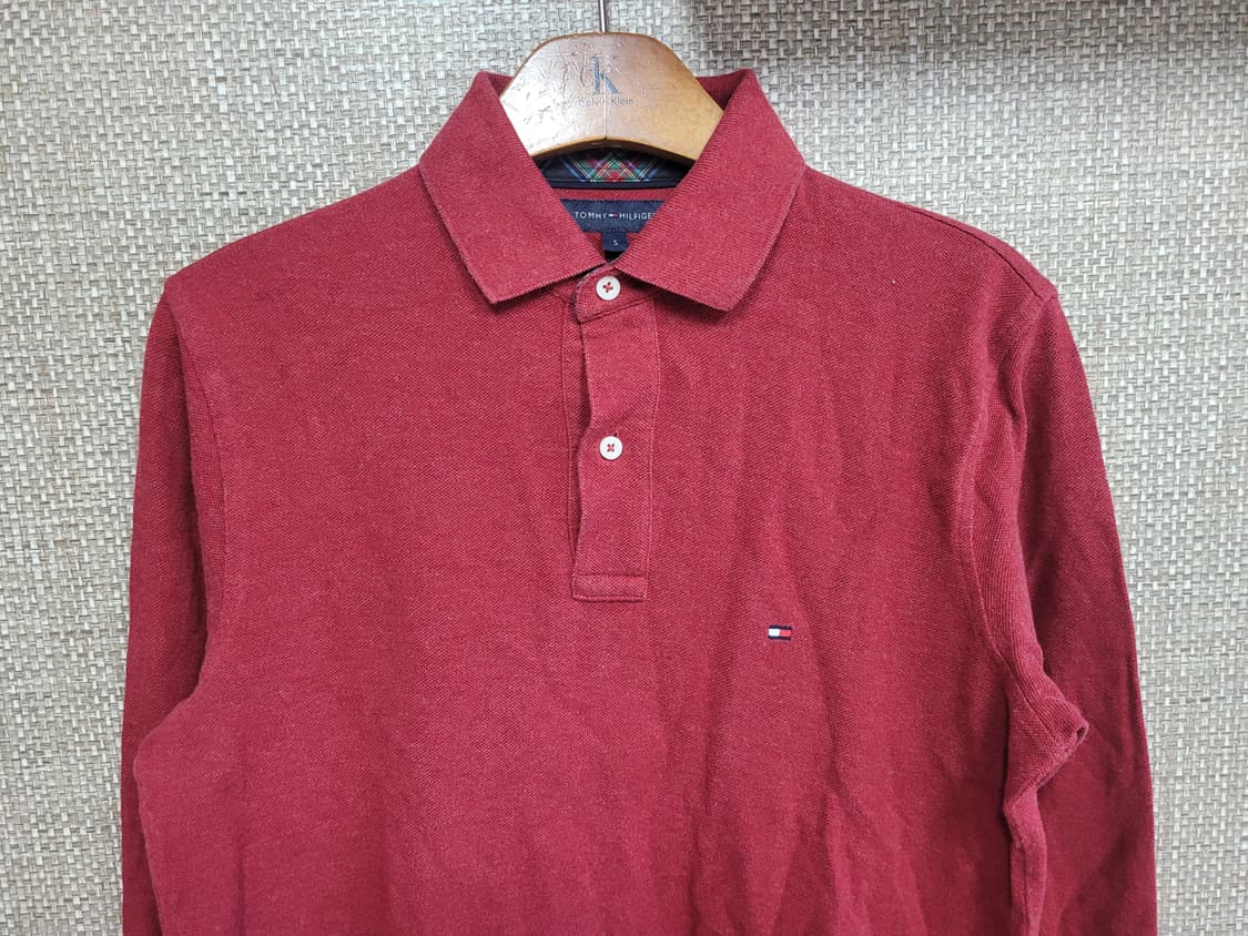 S 95사이즈 타미힐피거 긴팔 카라티 pK 아메카지 빈티지  상품이미지2