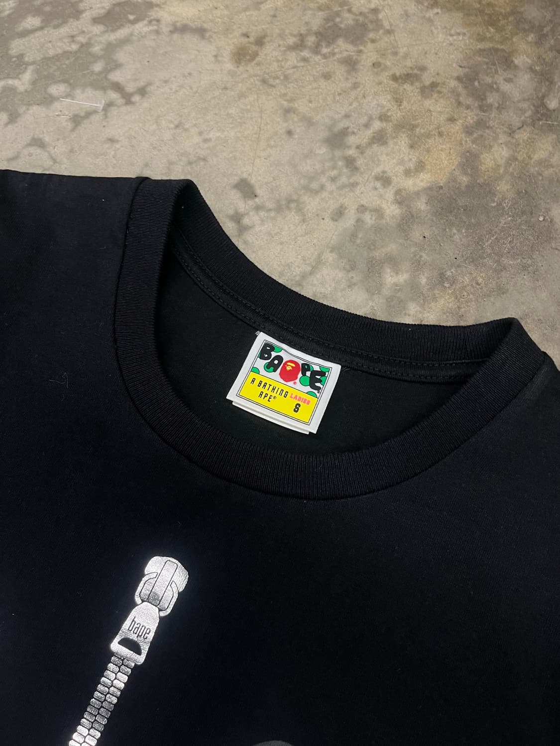 베이프 마일로샤크 반팔 블랙 우먼 S 상품이미지3