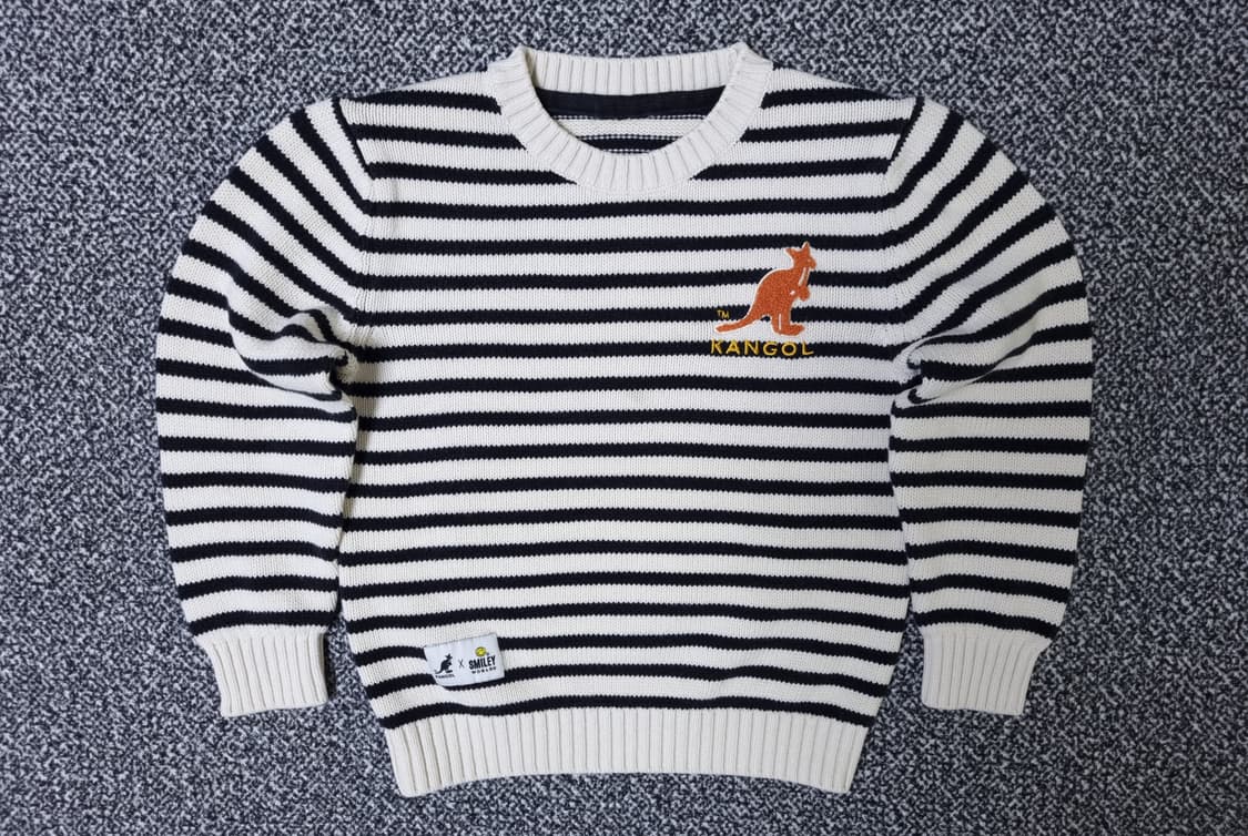 [무료배송][120]캉골 키즈 스트라이프 니트 상품이미지1