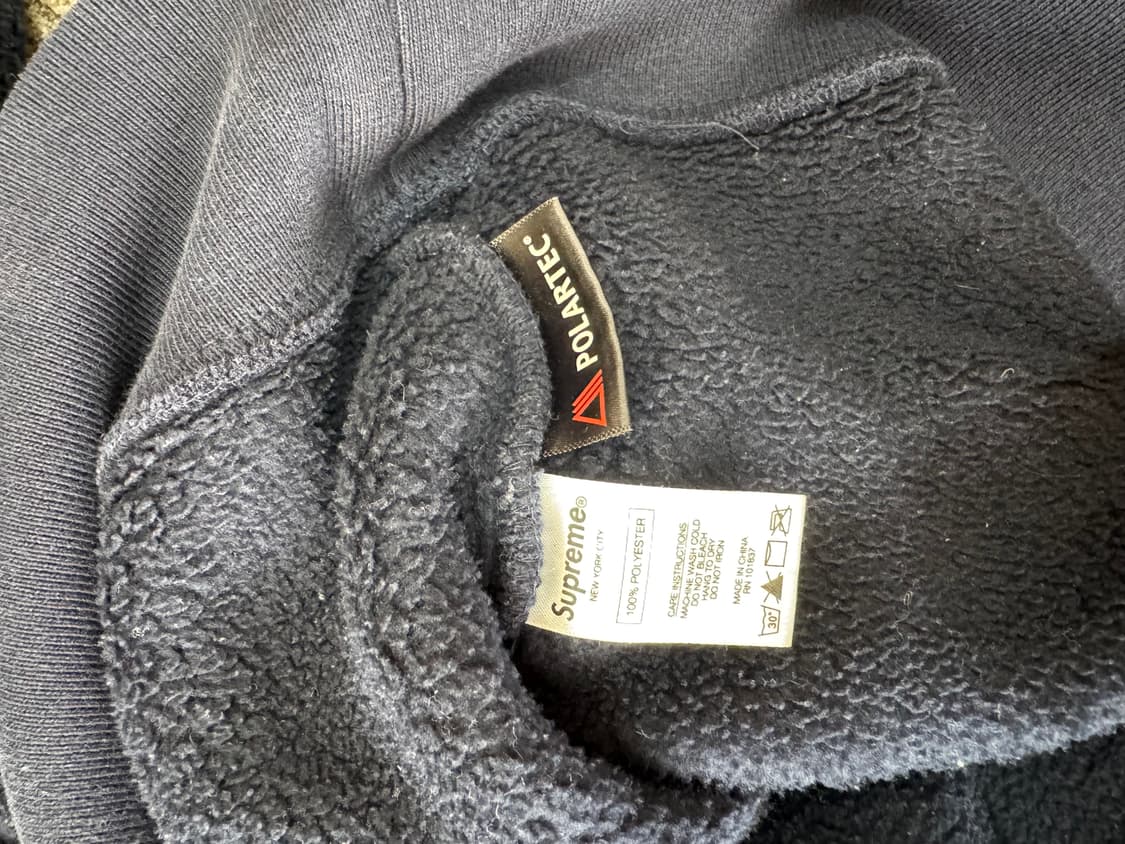 슈프림 폴라텍 크루넥 L 판매합니다. 상품이미지5