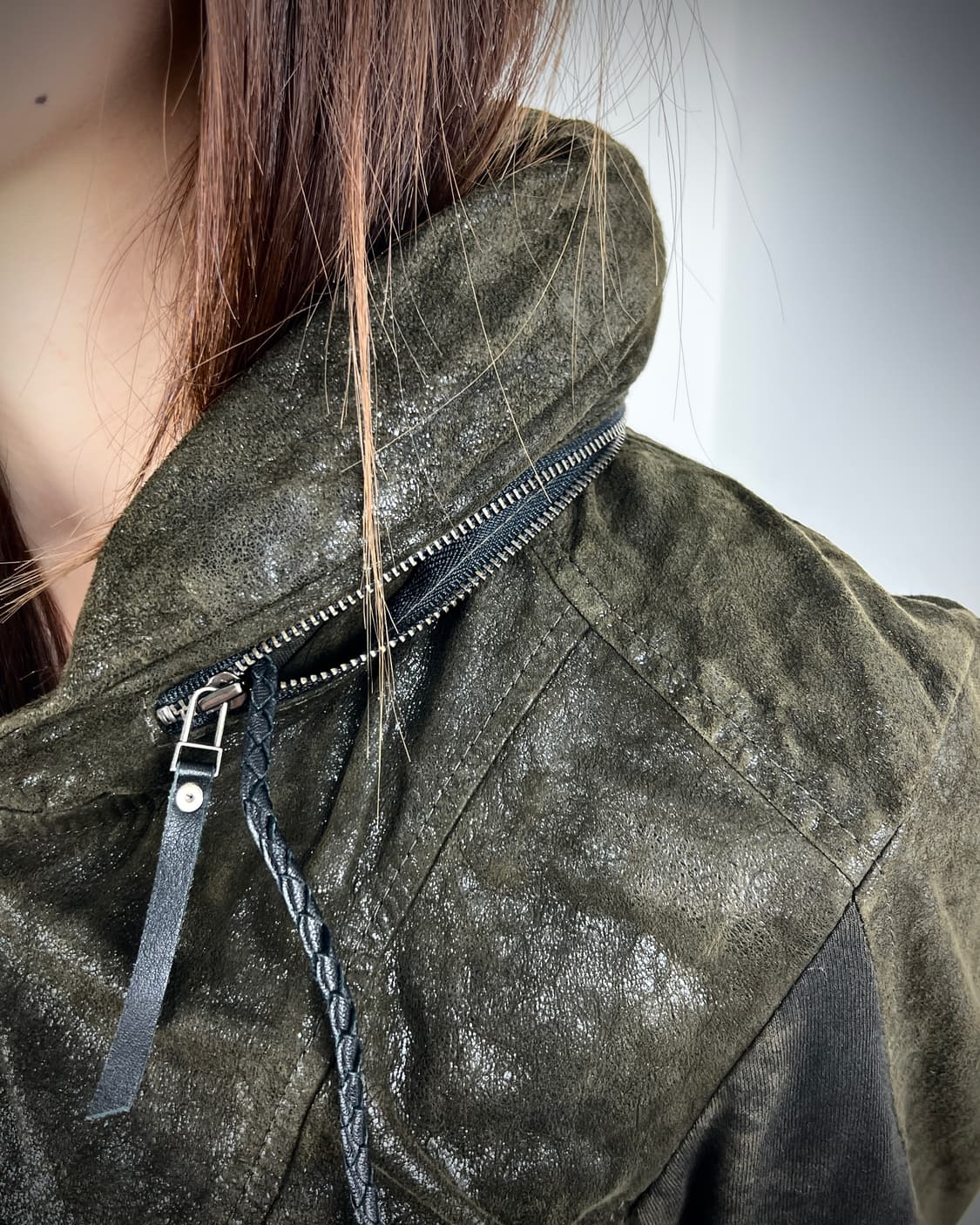 14TH ADDICTION WAXED BONO LEATHER JACKET 상품이미지4