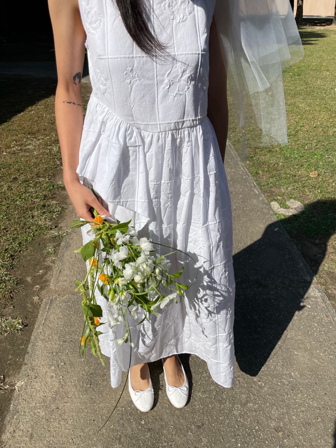 세실리아반센 화이트 드레스 상품이미지7