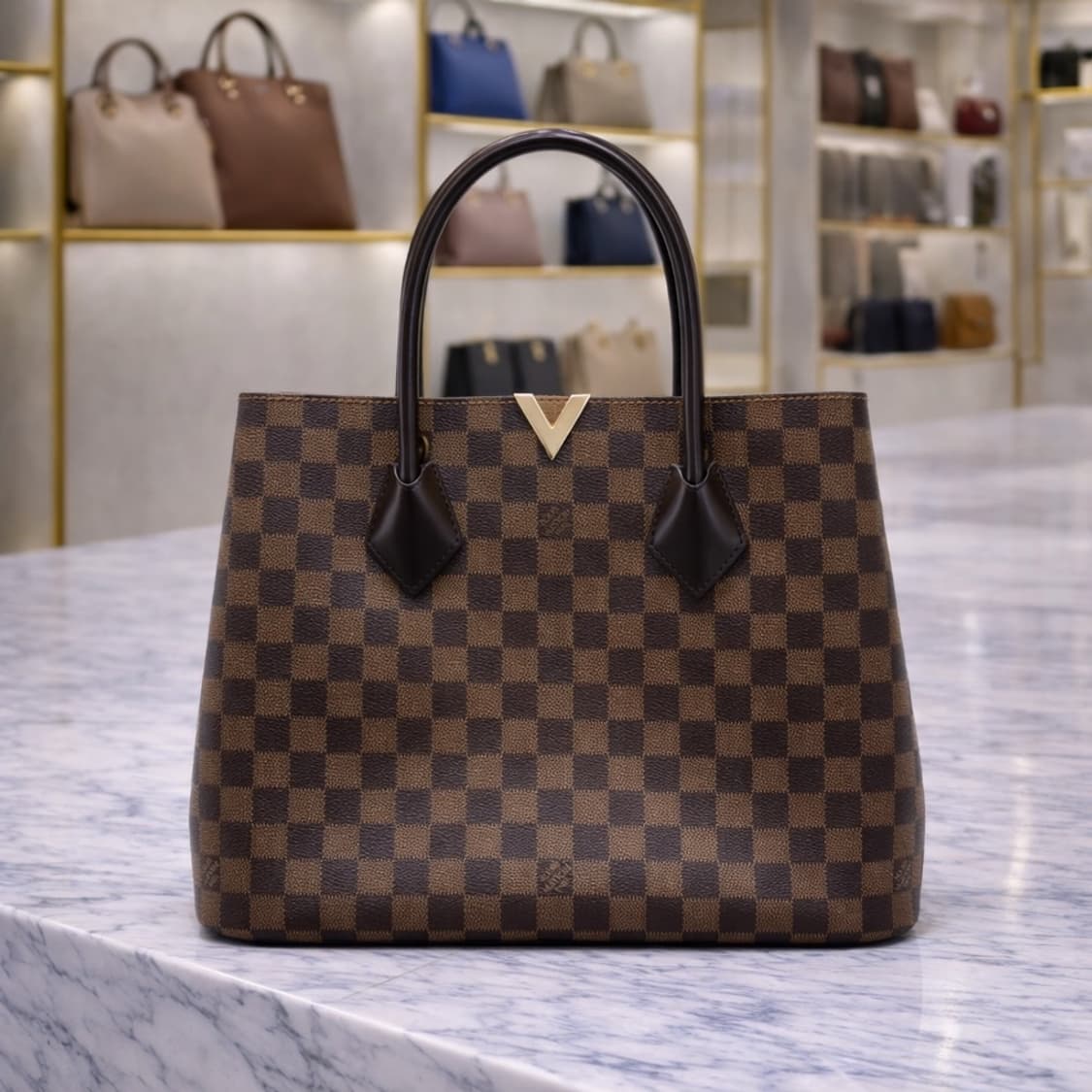 [A급] 루이비통 켄싱턴 다미에 에벤 토트백 판매합니다!!! 상품이미지1