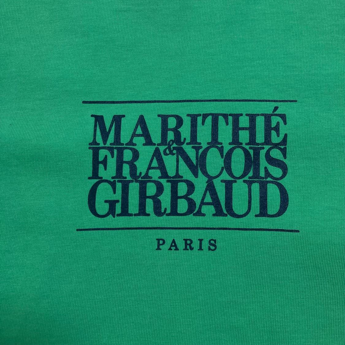 마리떼 프랑소와저버 스펠아웃 센터 로고 믹스 컬러 반팔티 상품이미지2