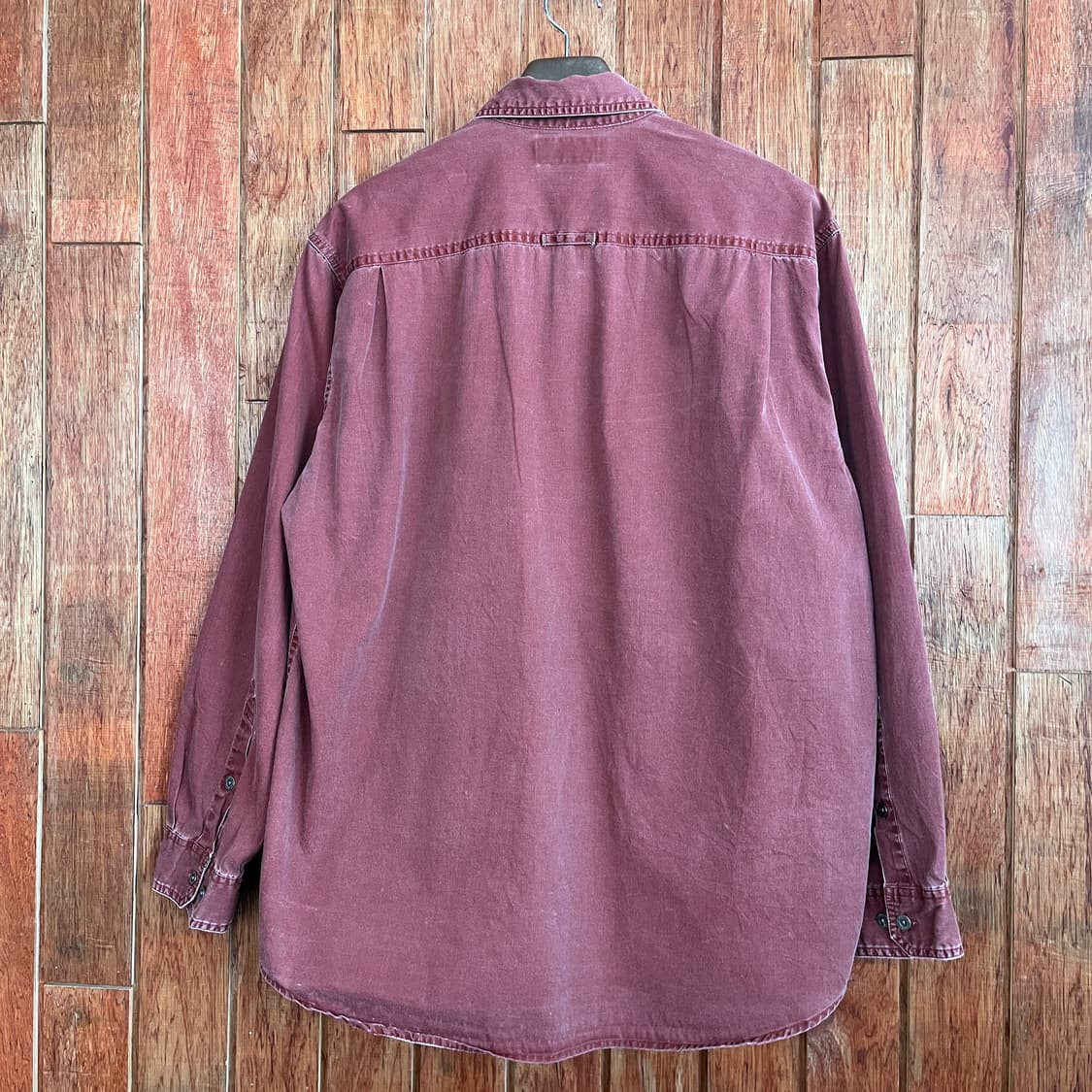 컬럼비아 버건디 워크 셔츠 상품이미지2