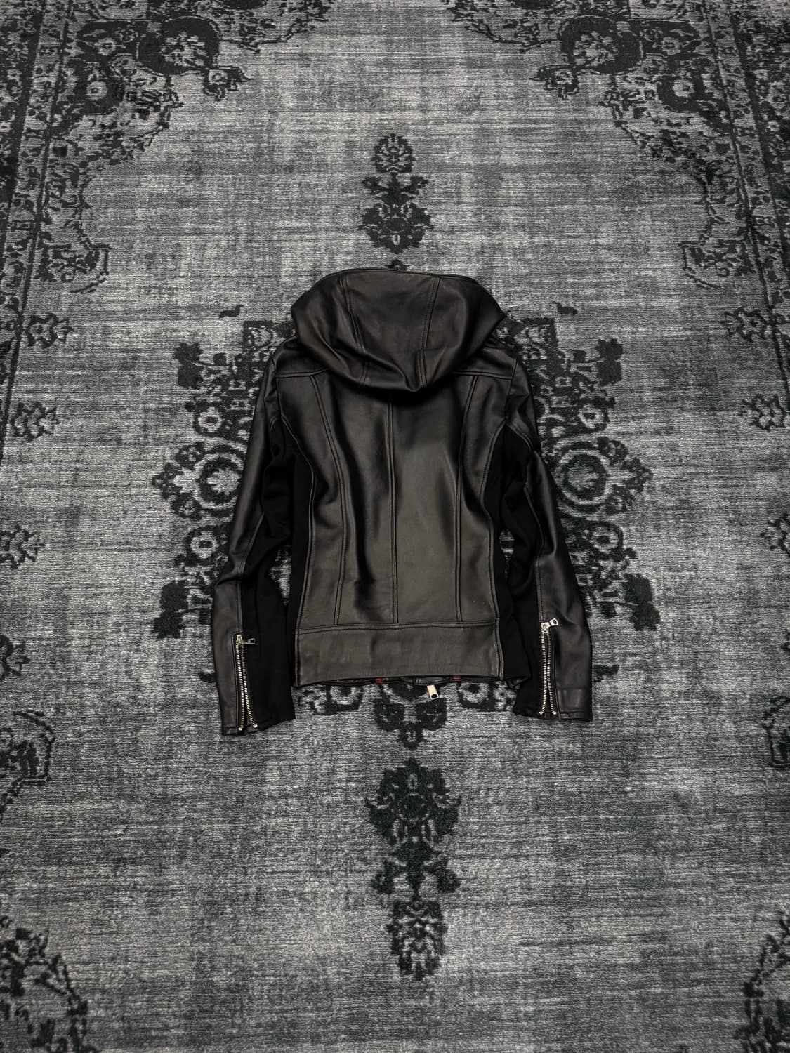 Johnny wolf 00s archive bono hood leathe 상품이미지6