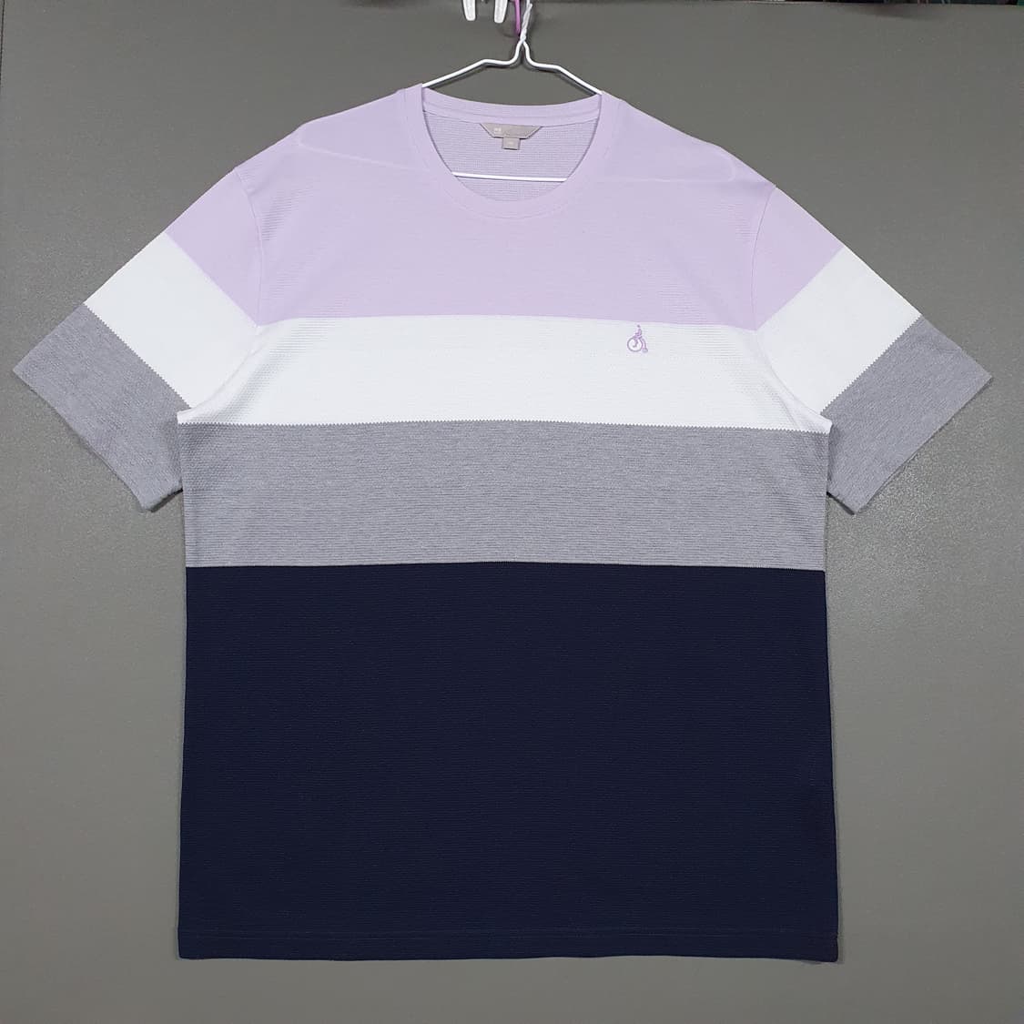 2XL) 빈폴 신형 20ss 라벤더 에어 모던 피케 컬러 블록 반팔티 상품이미지1
