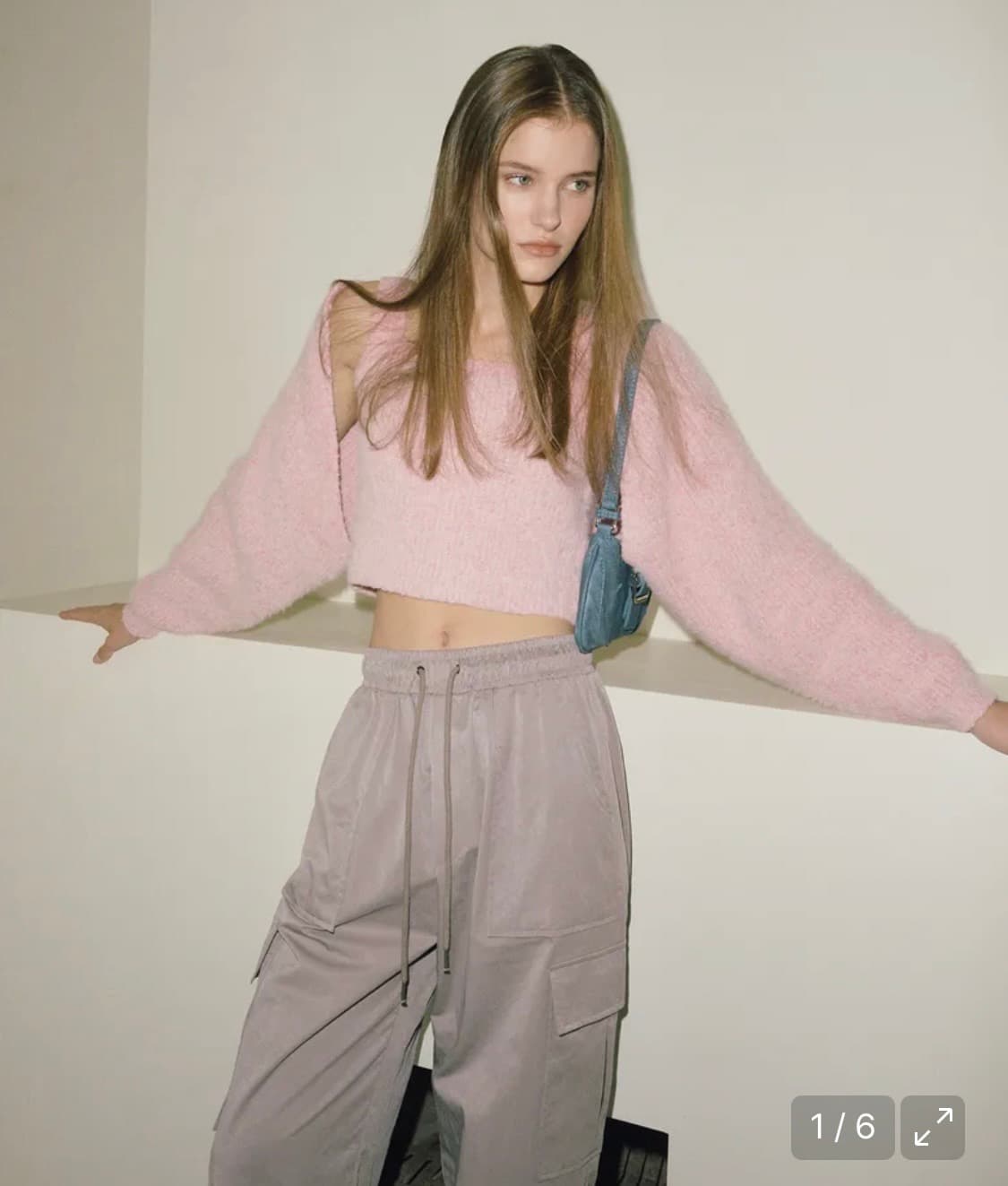 에트몽 Etmon 볼레로 가디건 슬리브리스 셋업 상품이미지1